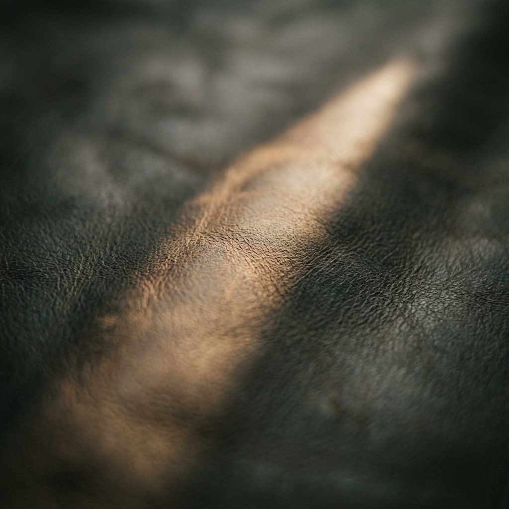 Фактура натуральной кожи крупным планом